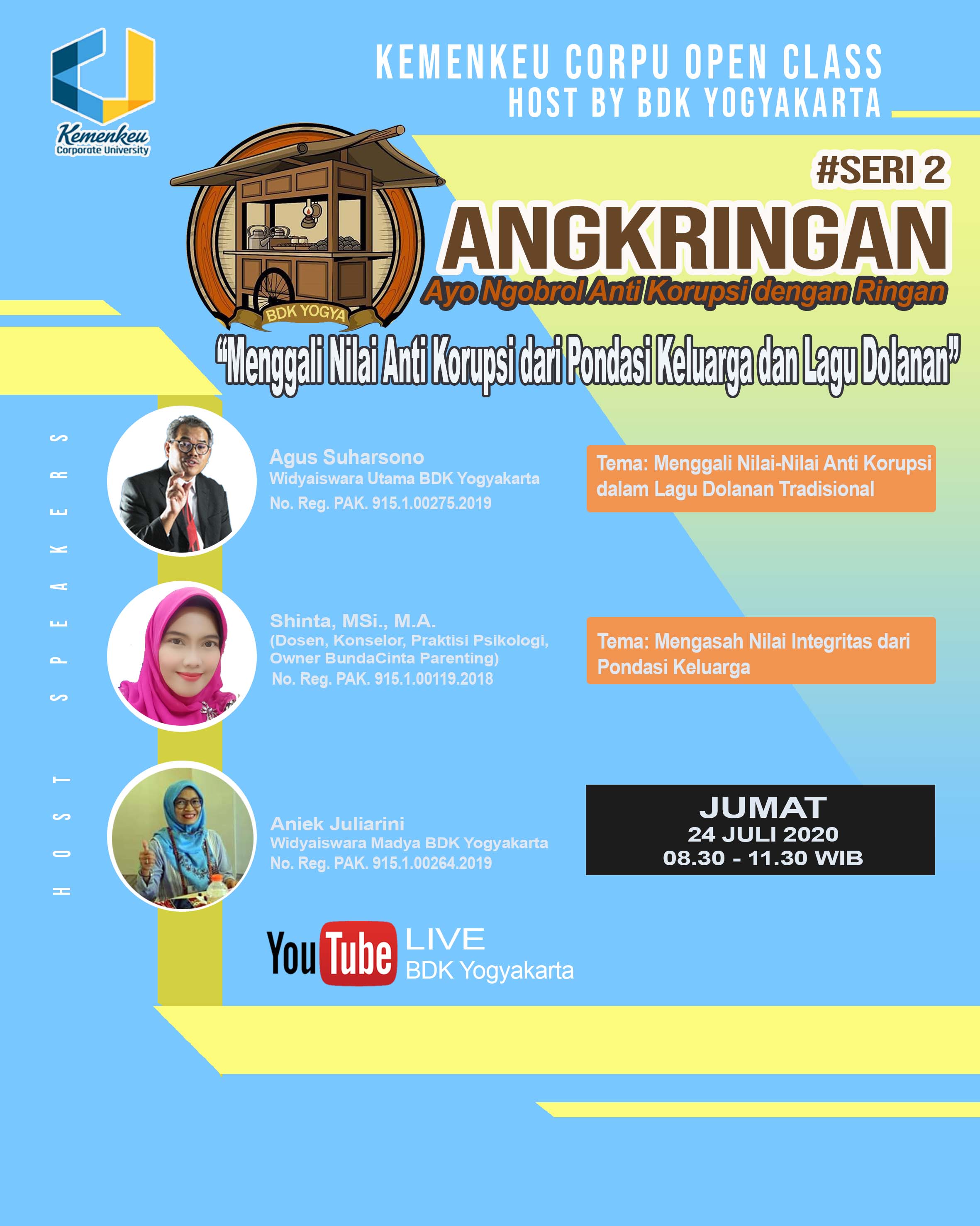 Menggali Nilai Antikorupsi dari Lagu Dolanan dan Pondasi Keluarga, Bagaimana Caranya?